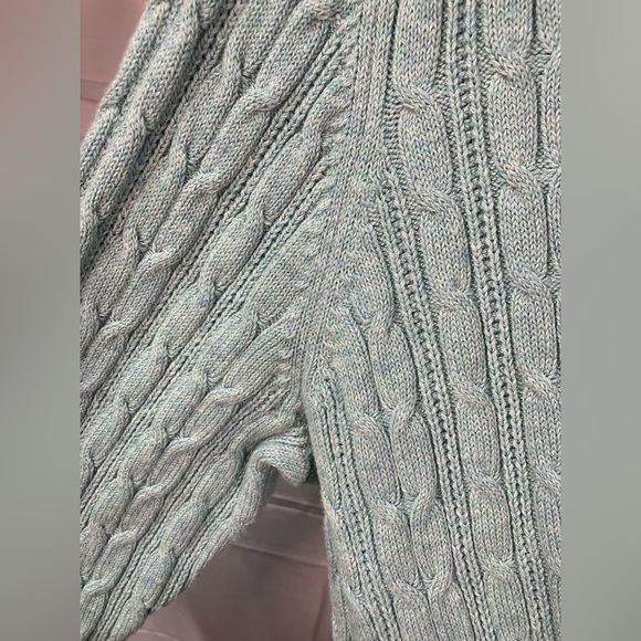 St John’s Bay V-Neck Cable Knit Sweater Womens size 2X - Picture 6 of 9